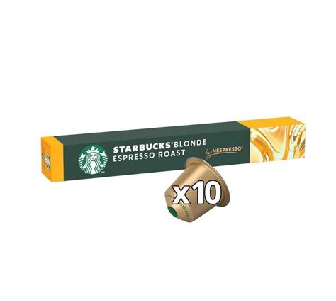 Starbucks Nespresso Coffee Pods Blonde Espresso Roast G X