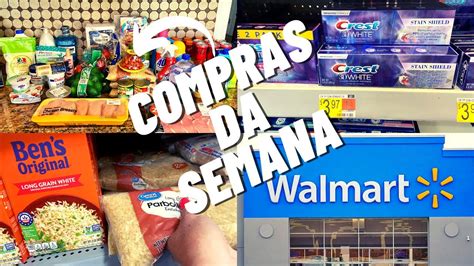 COMPRAS DA SEMANA NO WALMART QUANTO GASTEI Tudo está muito caro