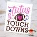 Tutus And Touch Downs Applique Machine Embroidery Design Etsy