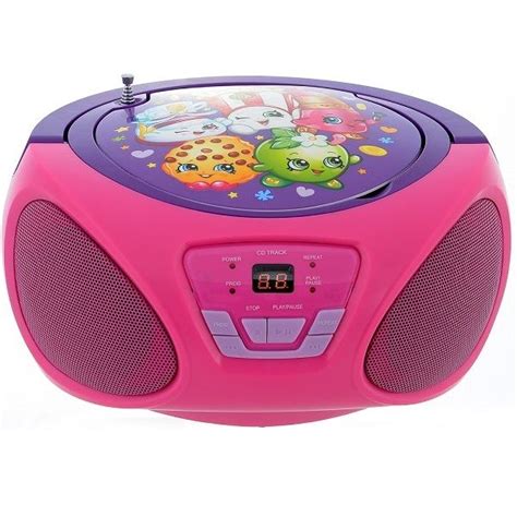 Shopkins Boombox Odtwarzacz Cd Radio Fm Aux Dzieci