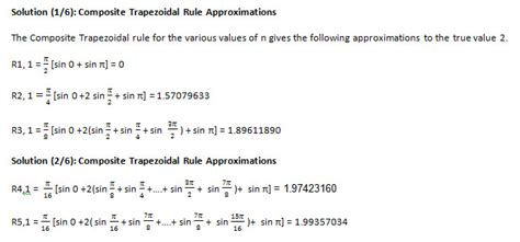 Romberg Integration - Numerical methods