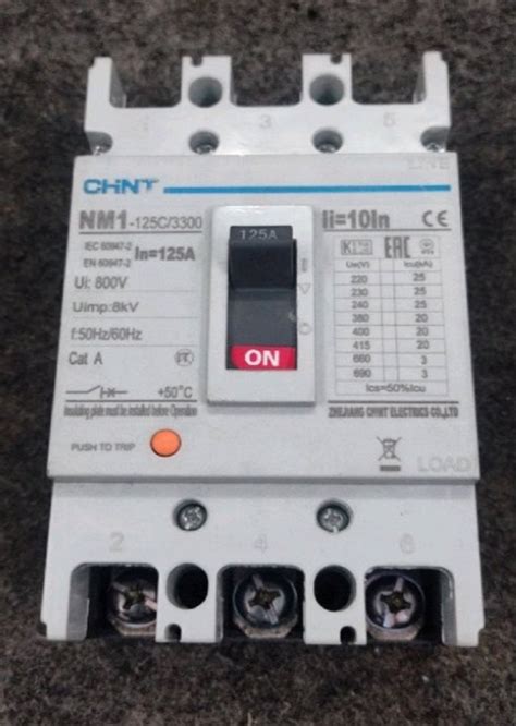 3 Pole NM1 125C 3300 Chint MCCB 15kA Rated Current 125 At Rs