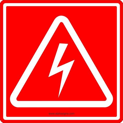 Affiche De S Curit Pictogramme Danger Haute Tension Rouge Et Blanc