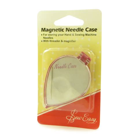 Magnetic Needle Case With Needle Threader And Magnifier