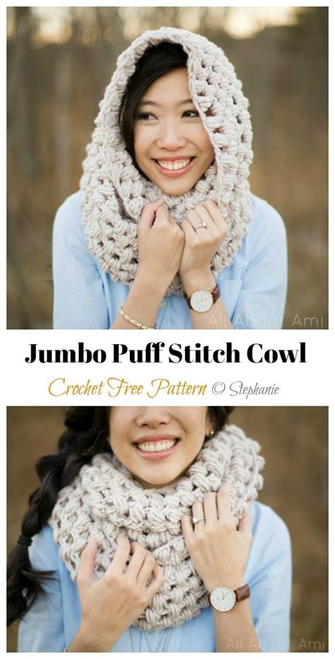 Puff Stitch Cowl Crochet Free Patterns Crochet Knitting In