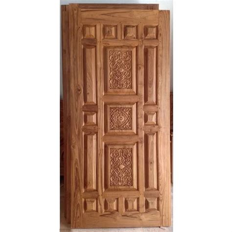 Interior Teak Wood Single Door For Home At 23000 Piece In Saharanpur