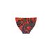 Hot Summer Nights Abstract Blue And Deep Red Custom Bikini Swimsuit Model S01 ID D1577267