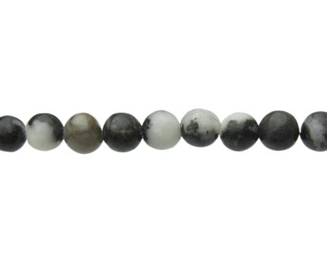 Zebra Jasper Round Gemstone Beads 4mm Strand My Beads