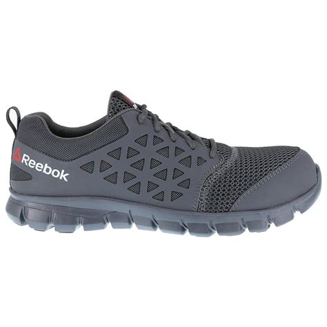 Reebok Work Mens Sublite Cushion Composite Toe Eh Work Safety Shoes Casual