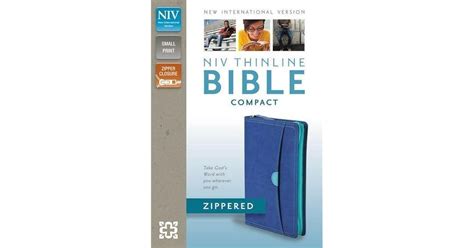 Niv Thinline Zippered Collection Bible Compact Imitation Leather