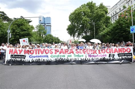 La Lucha Por La Sanidad Pública En Madrid Vuelve A Encender La Calle Entre Gritos Que Piden La