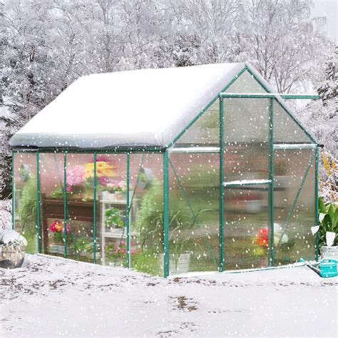 Amazon Detallego Large Polycarbonate Greenhouse For Outdoors