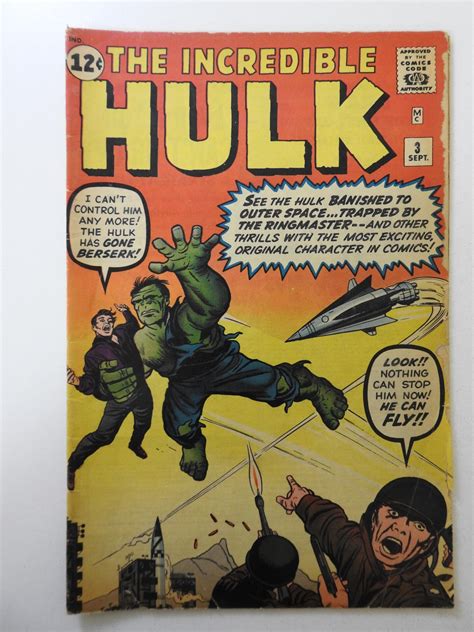 The Incredible Hulk Gd Condition Comic Books Silver Age