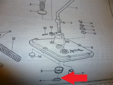 utb traktor de Seegering für Schalthebel unten UTB Fiat