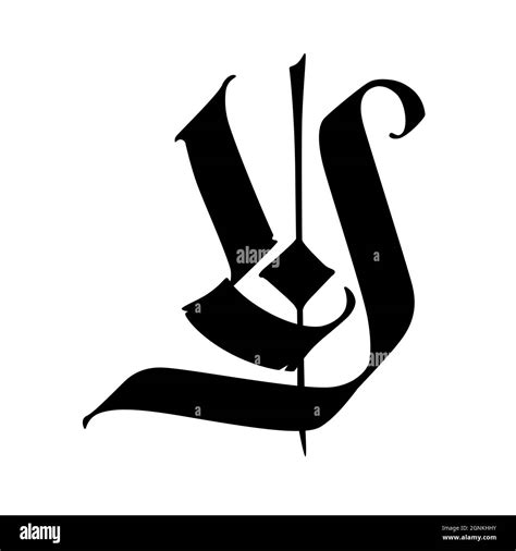 The Letter Y In Calligraphy