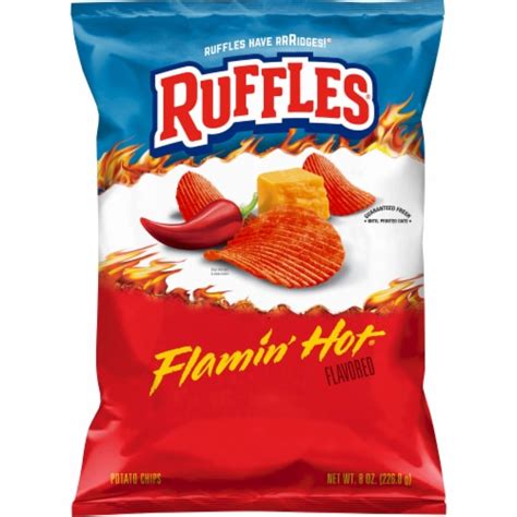 Ruffles® Flamin Hot Potato Chips 8 Oz Qfc