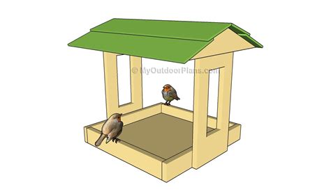 Platform Bird Feeder Plans | MyOutdoorPlans | Free Woodworking Plans ...