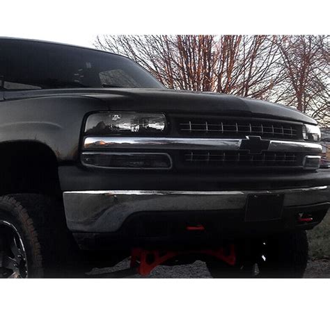 For Chevy Silverado Suburban Tahoe Black Headlights Led