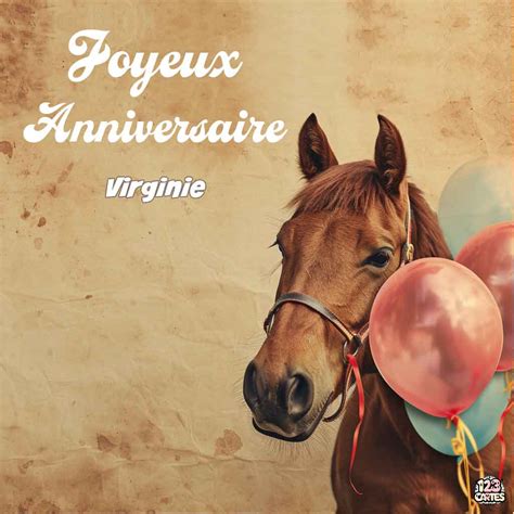 Cerises Cupcake Avec Le Texte Joyeux Anniversaire Virginie 123cartes