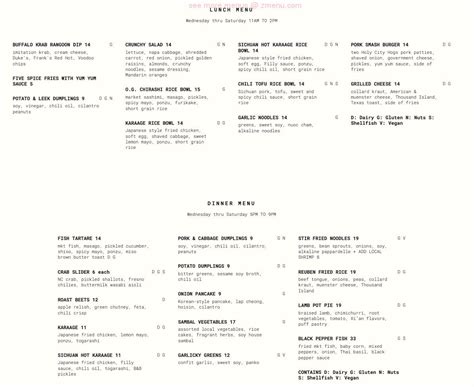 Menu At Jackrabbit Filly Pub And Bar North Charleston