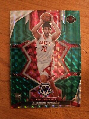 2021 22 Mosaic Basketball ALPEREN SENGUN GREEN Mosaic Rookie NBA Debut