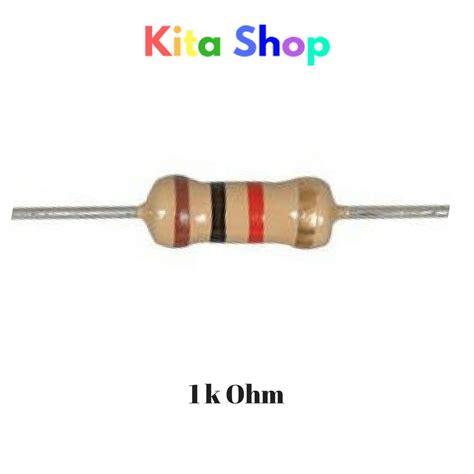 Resistor 1k ohm (Carbon - 0.25W) | Shopee Malaysia