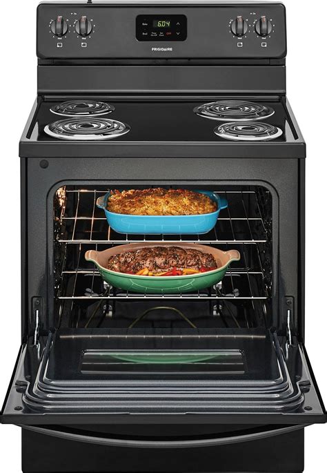 Best Buy Frigidaire 48 Cu Ft Freestanding Electric Range Black Ffef3012tb