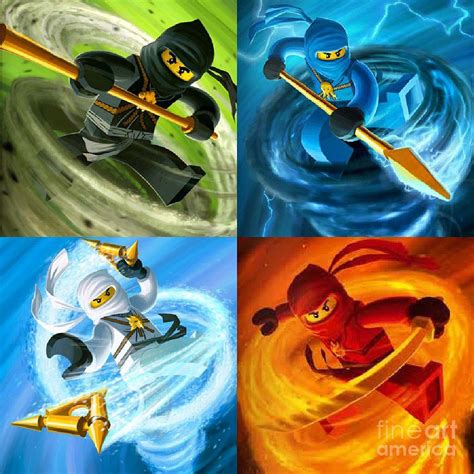 Team Ninjago Digital Art By Cholil Jr Fine Art America