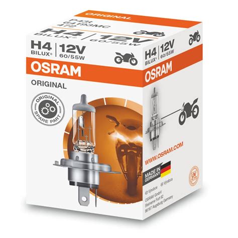 OSRAM BILUX H4 12V 60 55W Halogen Headlight Bulb Loyal Parts