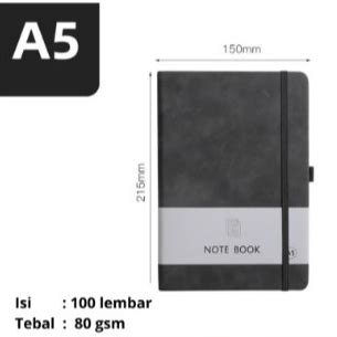 Jual MURMURE I NOTEBOOK COVER KULIT A7 A6 A5 BUKU DIARY CATATAN KECIL