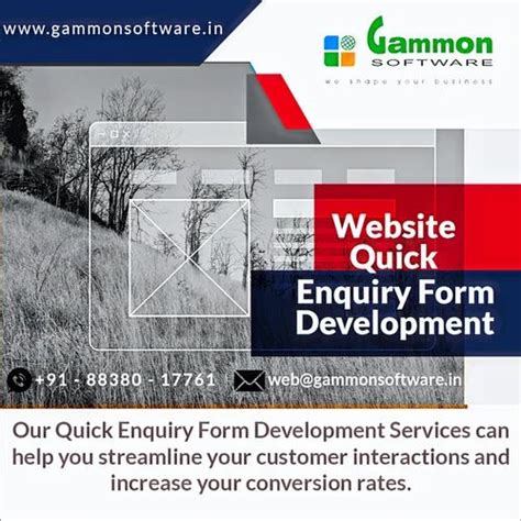 Website Quick Enquiry Form Development At Rs Pack In Krishnagiri