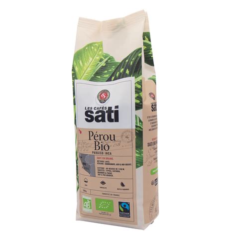 CAFÉ PEROU BIO EQUITABLE GRAINS 500G Savourez le Grand Est