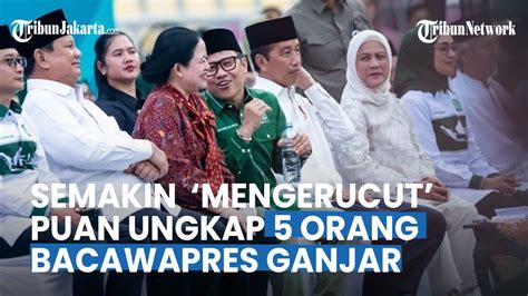 Semakin Mengerucut Puan Ungkap Cawapres Ganjar Hingga Goda Cak Imin