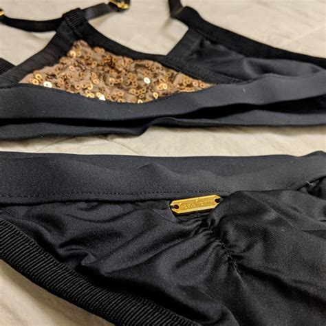 Beach Bunny Swim Beach Bunny Gold Sequins Bikini Set Poshmark