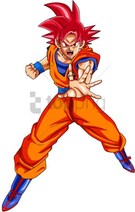 Free Png Goku Ssj God Png Image With Transparent Background Goku