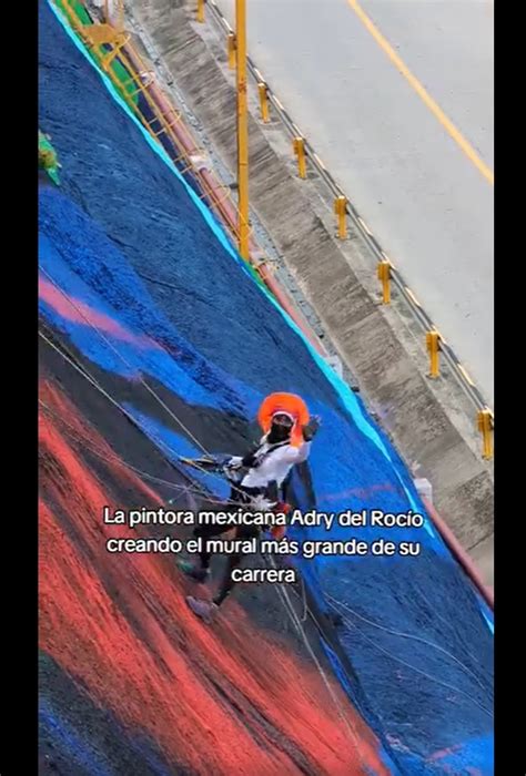 Realiza artista mexicana mural en la presa Chicoasén Noticias Voz e