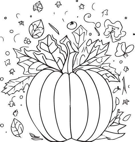 Preschool Harvest Coloring Pages Printable Harvest Festival Coloring