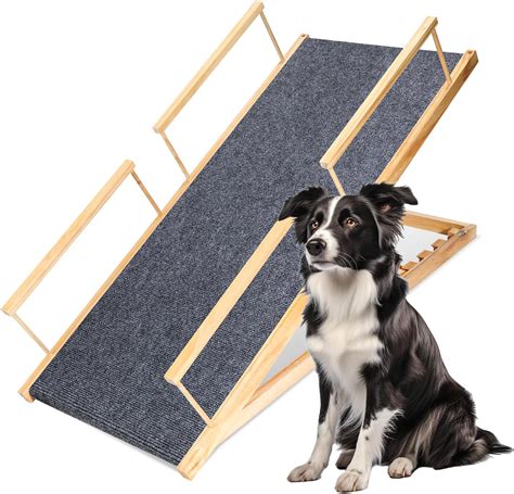 Hunderampe Cm Lang Hundetreppe Auto Klappbar F R Katzen Gro E Und