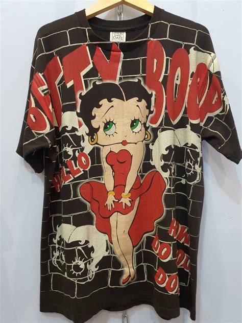 Vintage Betty Boop Aop T Shirt Etsy