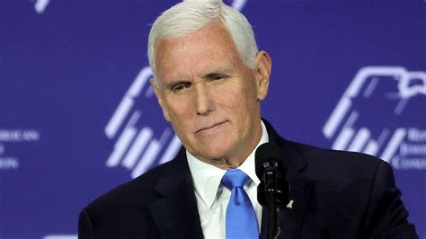 Etats Unis Mike Pence l ancien vice président de Donald Trump ne le