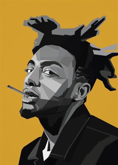 Amine Rapper Poster Picture Metal Print Paint By Nguyen Dinh Long