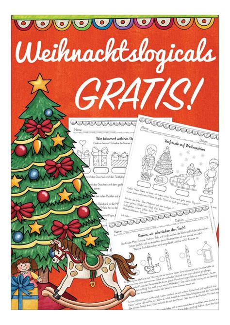 Weihnachten Logicals Kostenlos Unterrichtsmaterial In Den F Chern