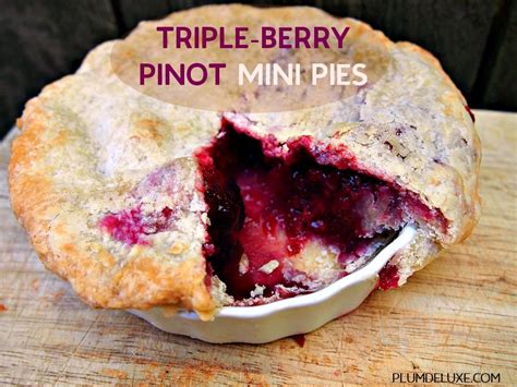 3 Ways To Better Enjoy Wine On The Go Berry Wine Recipe Mini Pie Recipes Pie Recipes