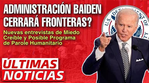 TODO SE COMPLICA EN LA FRONTERA NUEVO PROGRAMA DE PAROLE PARA CUBANOS