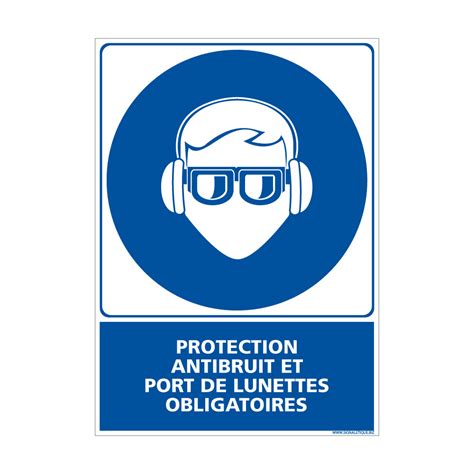 Panneau Protection De La Vue Obligatoire Signalétique Iso7010