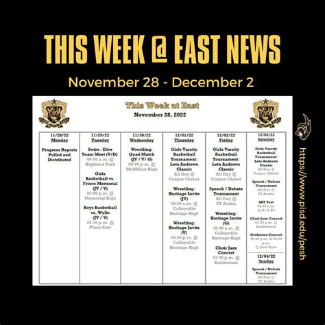 Plano East Senior High School Panthers On Twitter Here Is A Preview