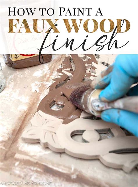 Learn Faux Wood Painting Technique