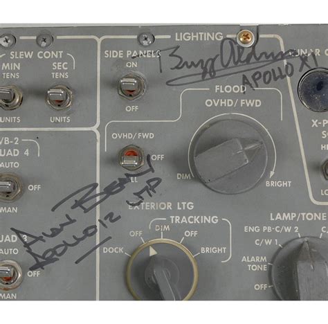 Lunar Module Control Panel