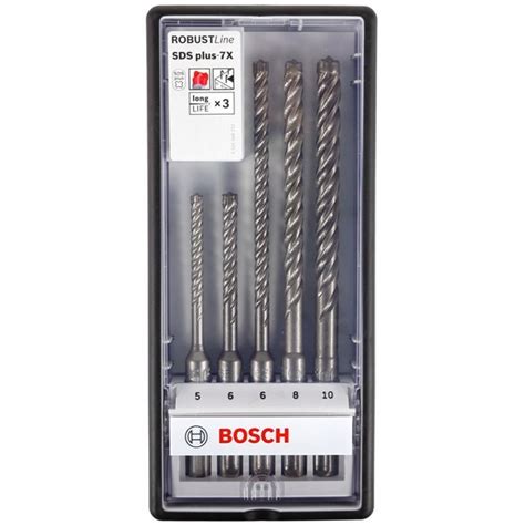 Bosch Hammerbohrer Set Sds Plus 7x 5 Tlg 2608576199