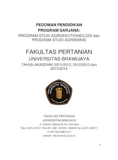 Detail Logo Fakultas Pertanian Universitas Brawijaya Koleksi Nomer 24